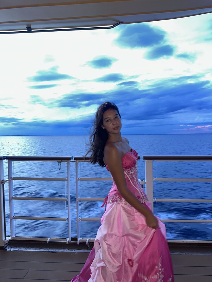 Sweet Pink Strapless A-Line Embroidered Satin Long Prom & Evening Dress - View 2 | FashionDia