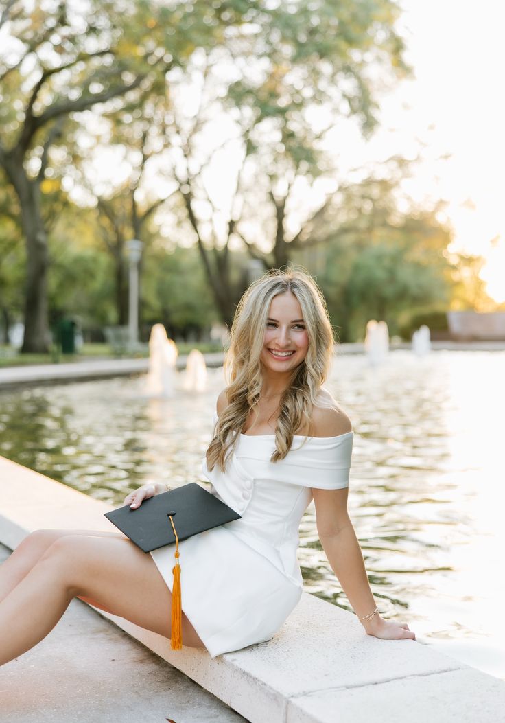 Elegant White One-shoulder Waist Satin Graduation Dress Homecoming Dress cc4630