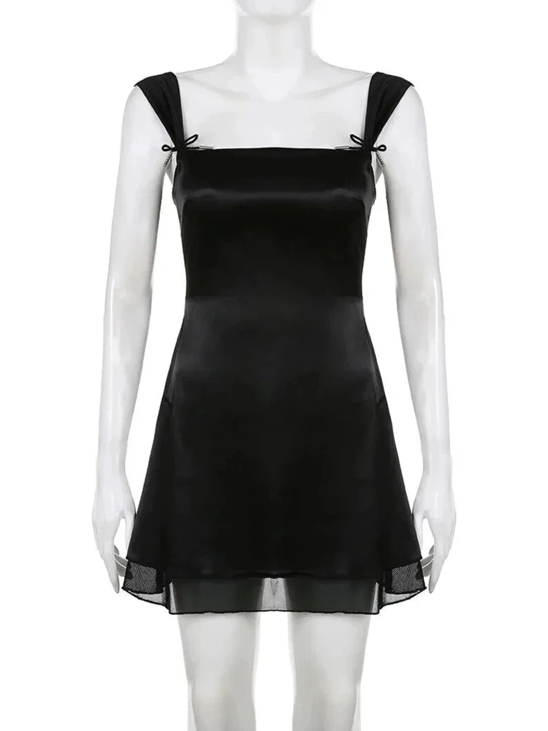 Lovely Black Straps A-line Homecoming Dress (ZD11782)