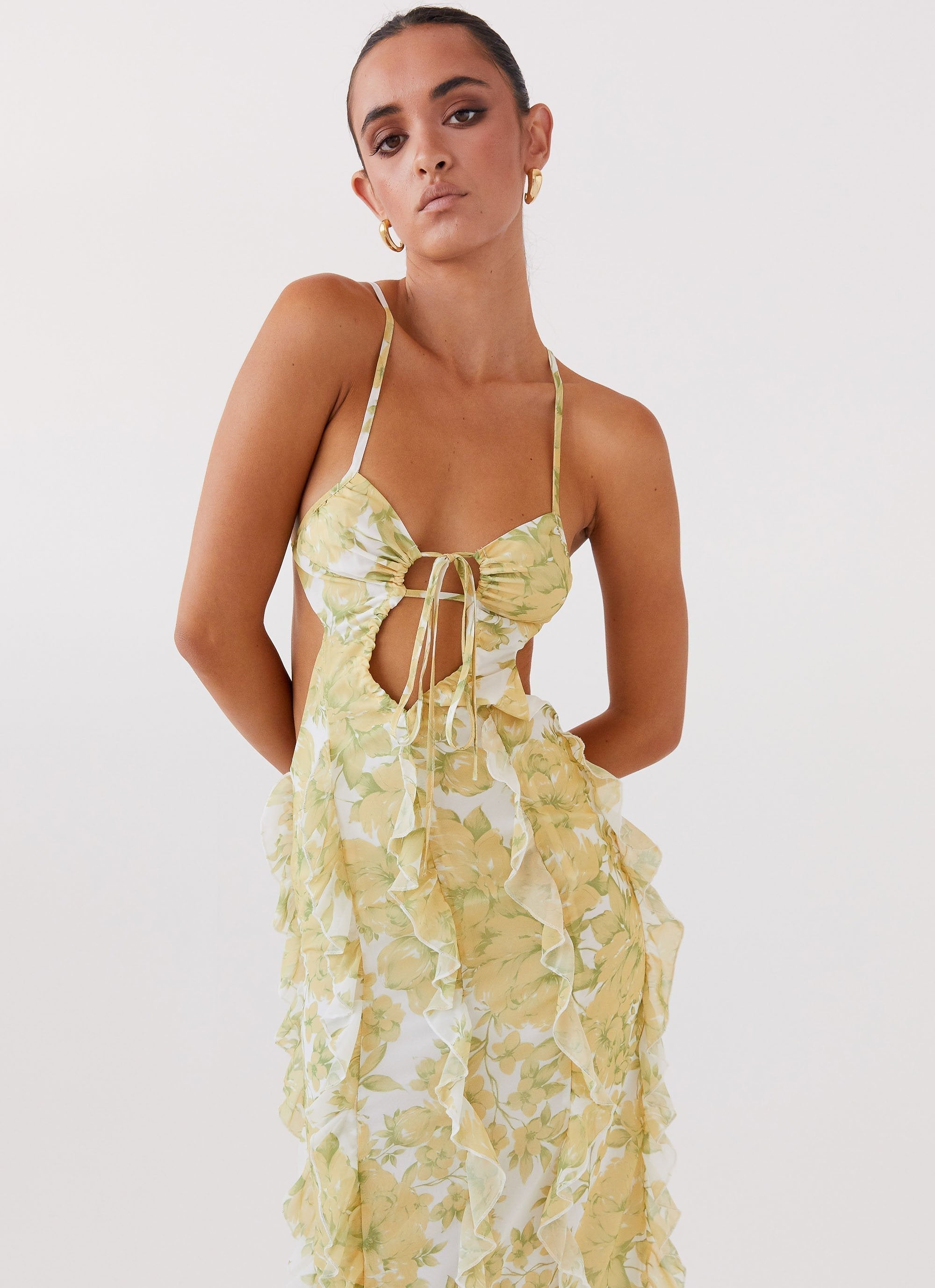 Marly Ruffle Maxi Dress
