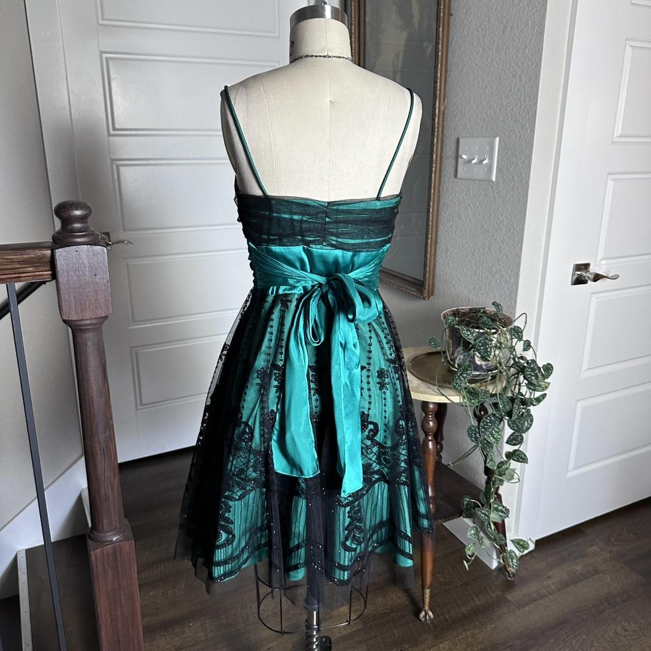 Vintage Green Spaghetti Straps Short A Line Homecoming Dress Cocktail Dress