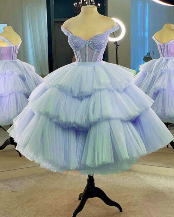 blue prom dresses, beaded prom dresses, sweet 16 dresses