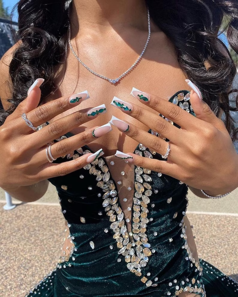Velvet Prom Dress with High Slit, Wedding Reception Dress, Bridesmaid Dress - View 3 | FashionDia