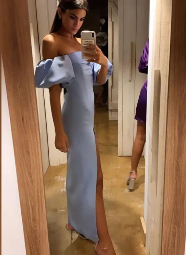 Fashion Off-the-Shoulder Prom Dress, Christmas Dress - View 2 | FashionDia
