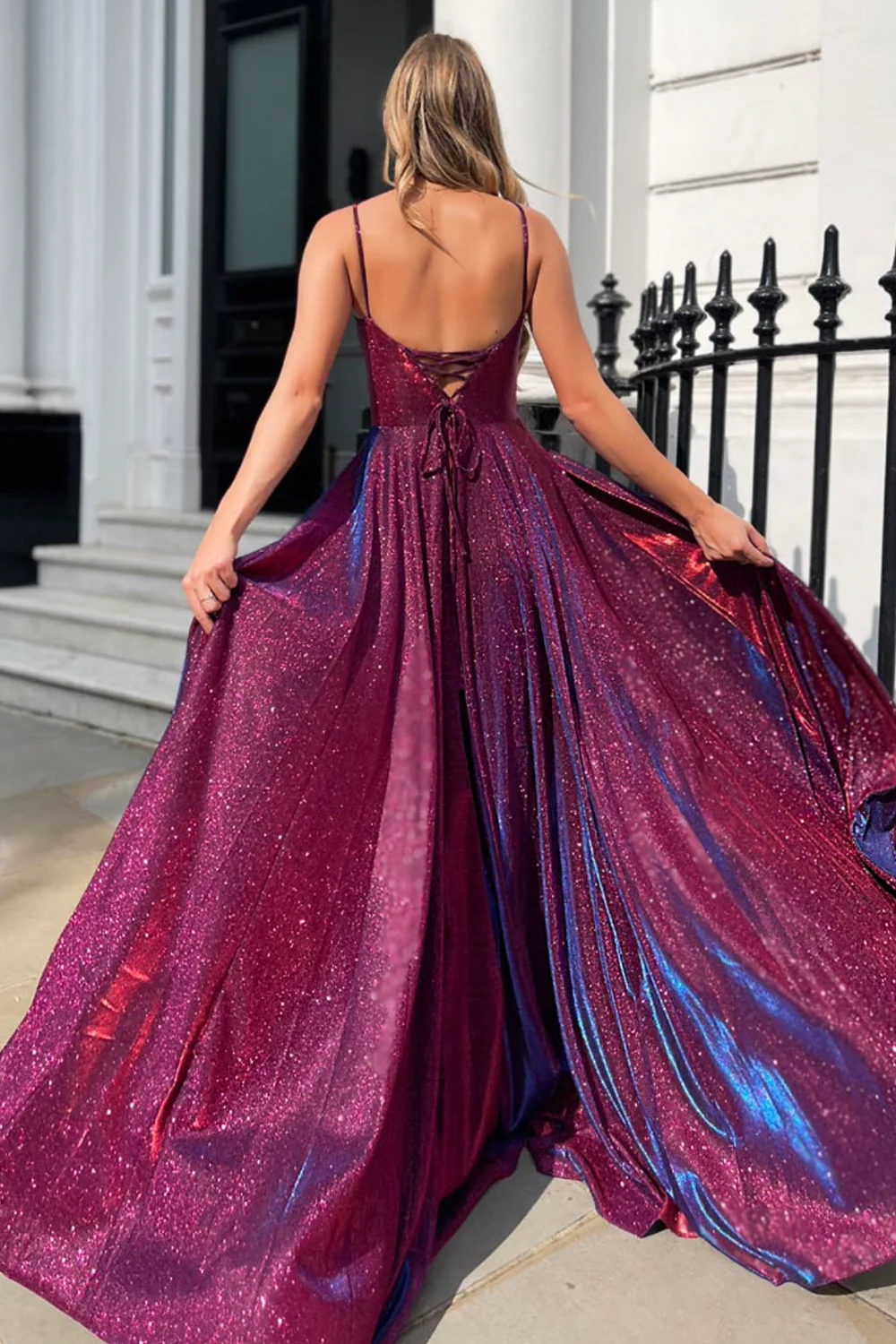 New 2023 Sexy Ladies Prom Evening Dress Side Slit Formal Party prom dress - View 2 | FashionDia