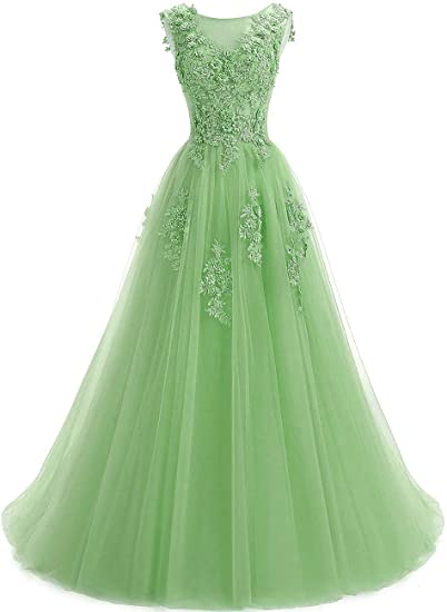 Long Formal Dresses For Women Evening Dress Bridesmaid Dress Lace Appliques Graduation Gowns Y1848 - View 3 | VelvetHem