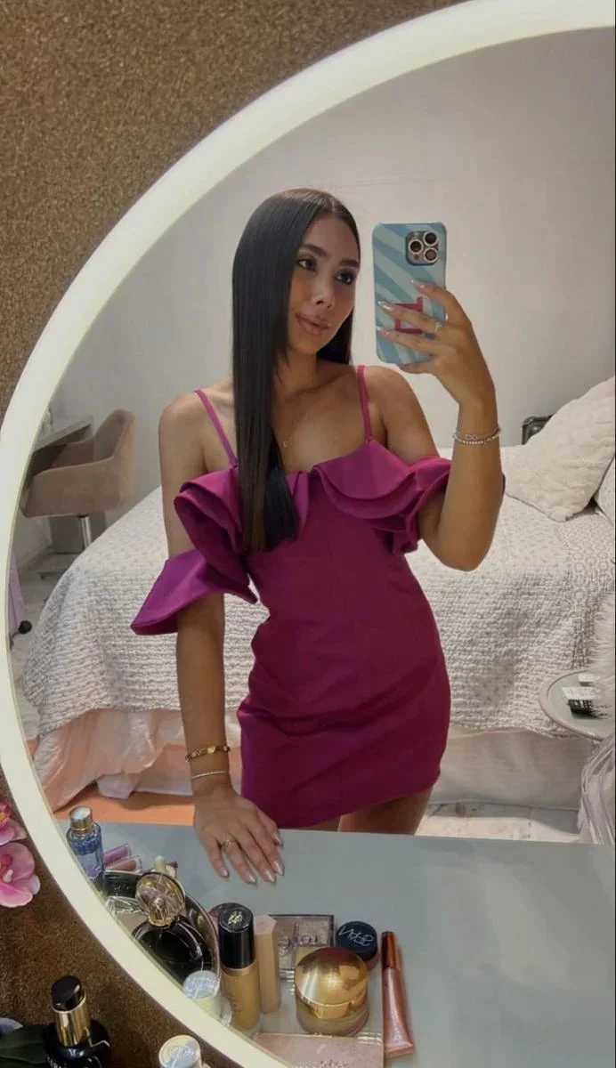 Sexy Fuchsia Dress Mini Homecoming Dress Y4879 by simplepromdress