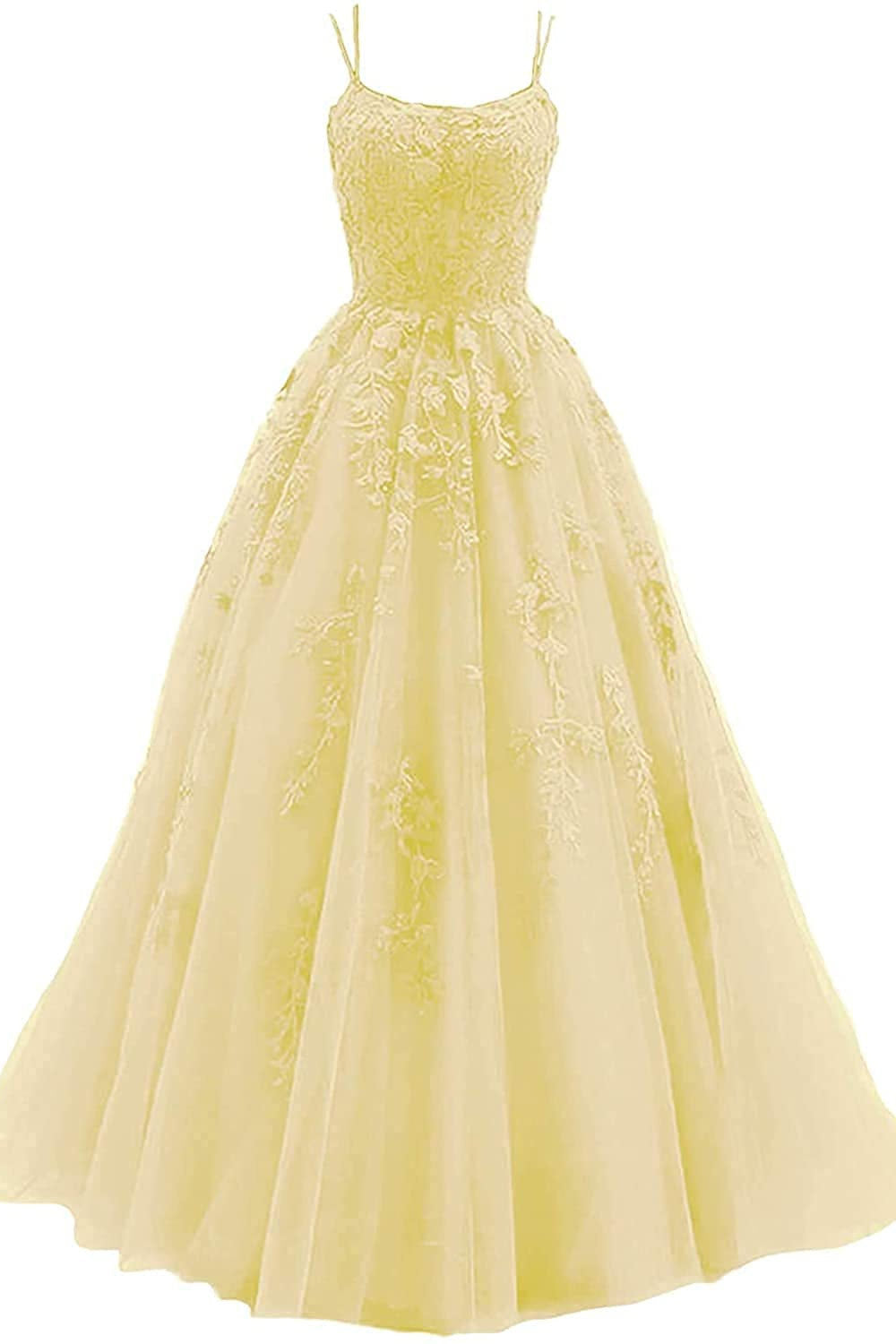 Red Embroidery Backless Ball Gown Prom Dresses - Fashionpara