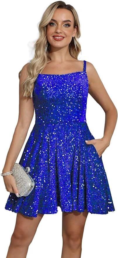 Light Blue Short Prom Dresses SYH97 by vivymakudress