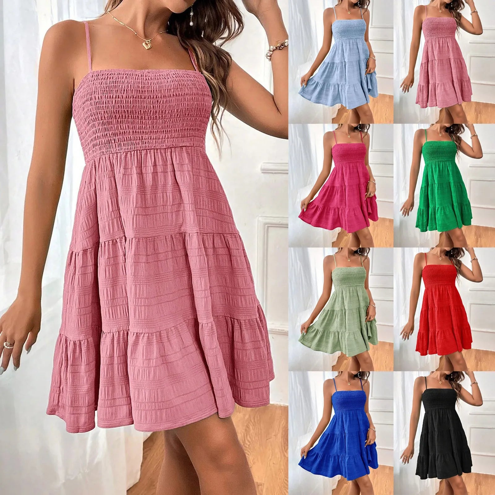 Linda Minimalist Beach Summer Dress Premium Wardrobe Essential