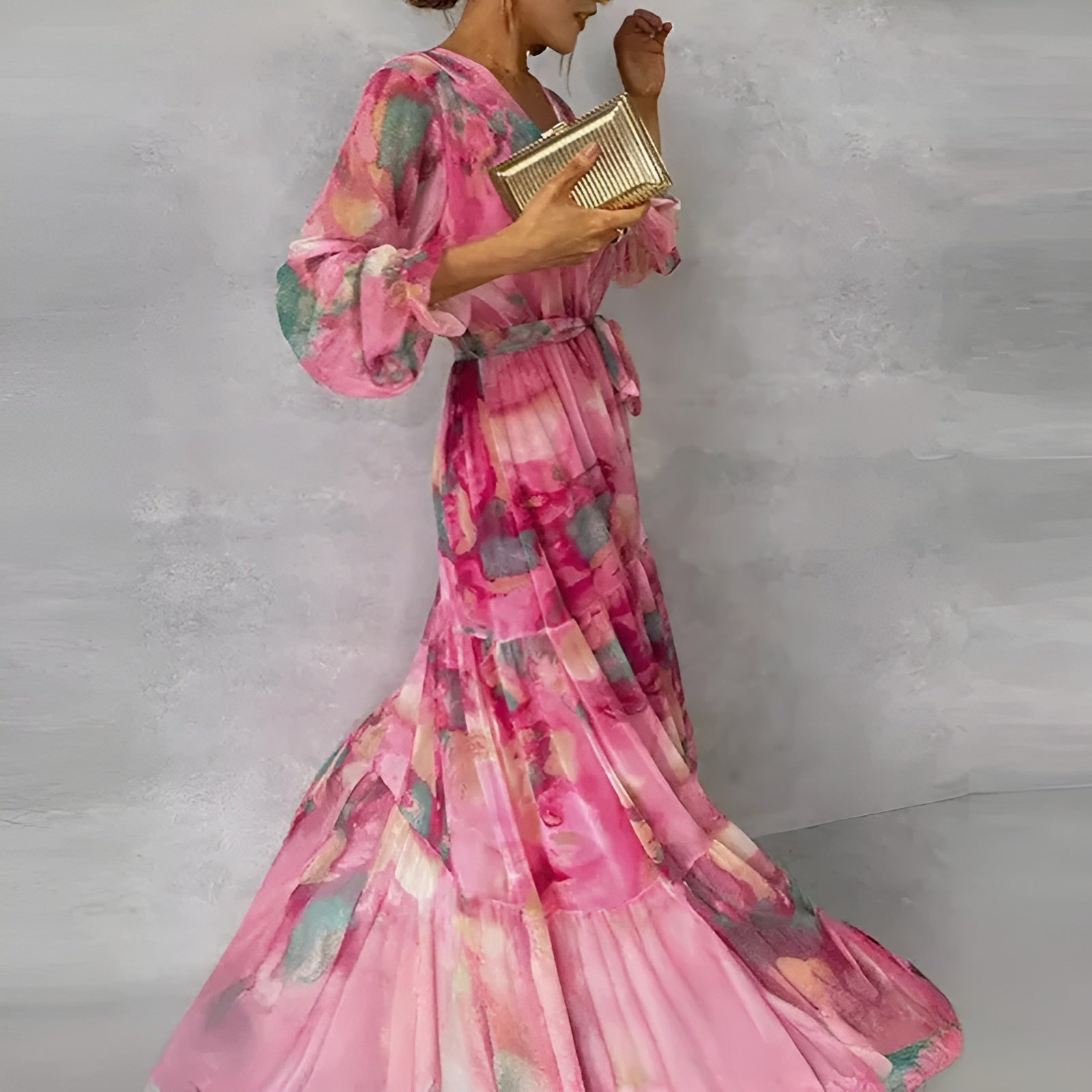 Amira | Elegant Floral Dress