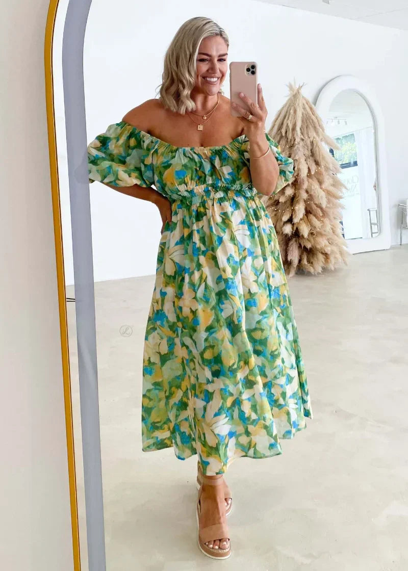 Eugenia Timeless Summer Maxi Dress Chic Silhouette Collection