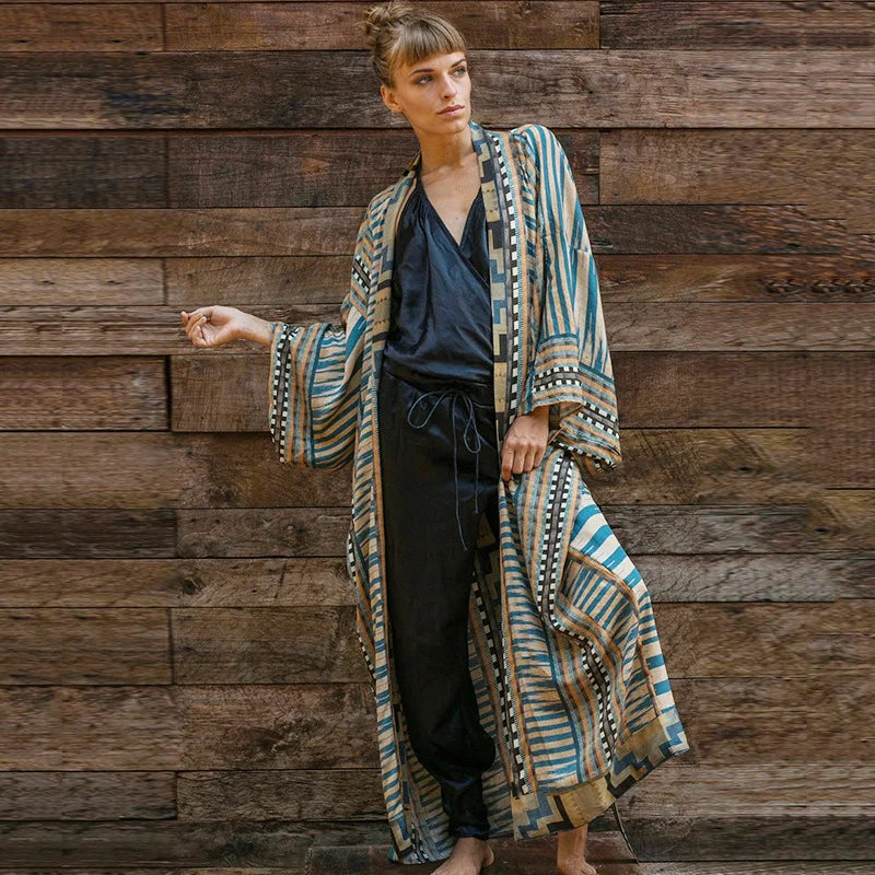 Rayon Bikini Cover Up Kimono