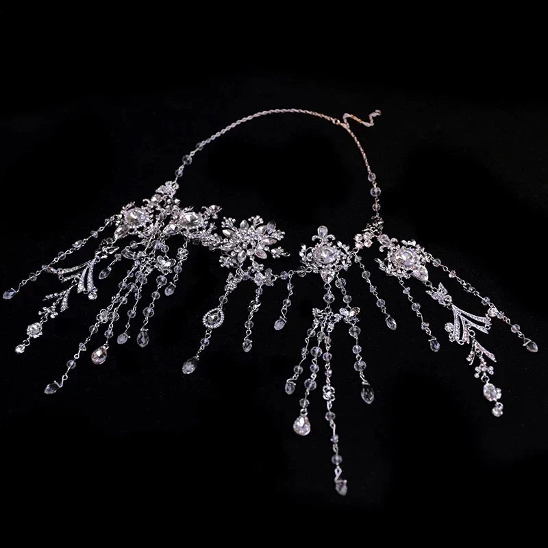 Wedding Hair Accessories Crystal Rhinestones Headband Headpiece For Brides Party Dinner Dress Hairband Headwear Bridal Jewelry