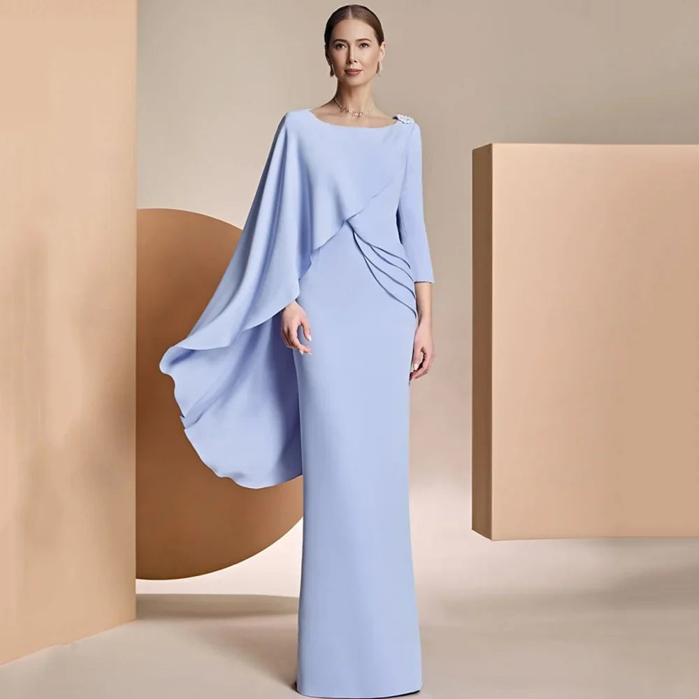 Customized Formal Bridal Dress Elegant Sheath Wedding Party Gowns For Bride Long Chiffon Formal Mother Dresses New 2025 as picture 1