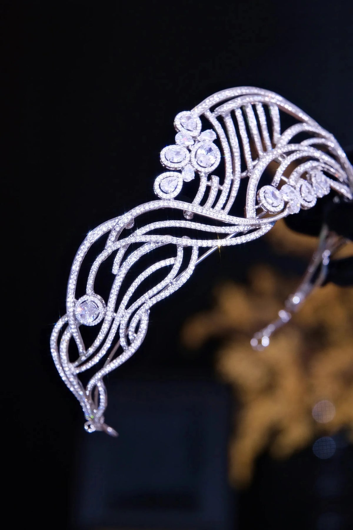 AAA Zircon Crystal Tiaras and Crowns Headband Bride Prom Pageant Diadem Bridal Jewelry Wedding Hair Accessories - View 2 | FashionDia