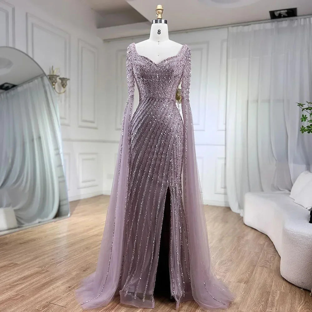 Zapdress Turquoise Beaded Sweetheart Mermaid Evening Gown Overskirt Dubai Party Dresses for Women 2025 DLA72314 Customized (ZD17250)