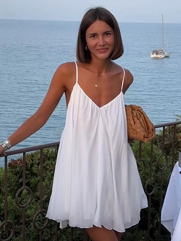 Tatiana Minimalist Summer Dress Evening Wear Edit