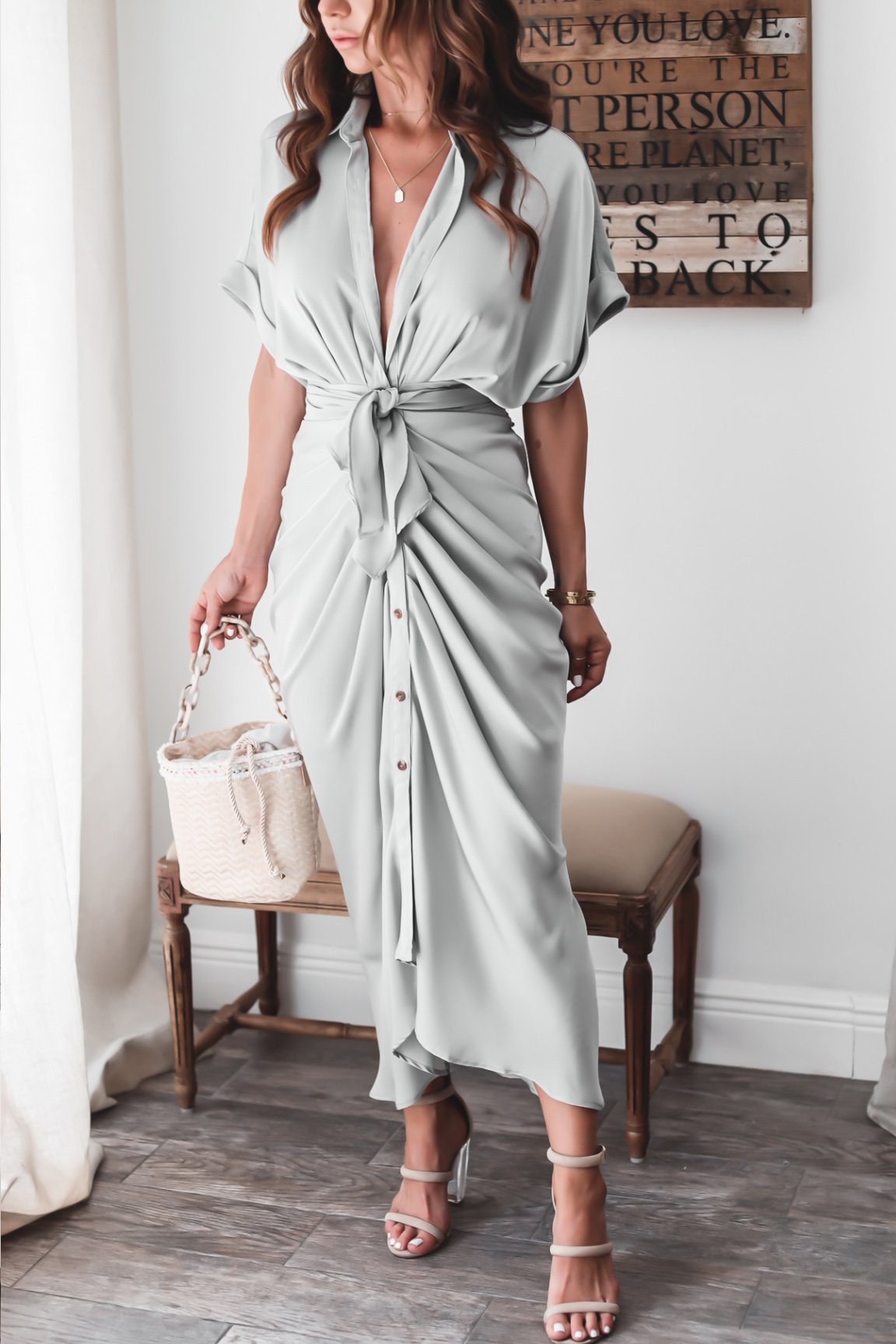 Yesenia Trendy and Elegant Summer Dress for Women Sophisticated Look
