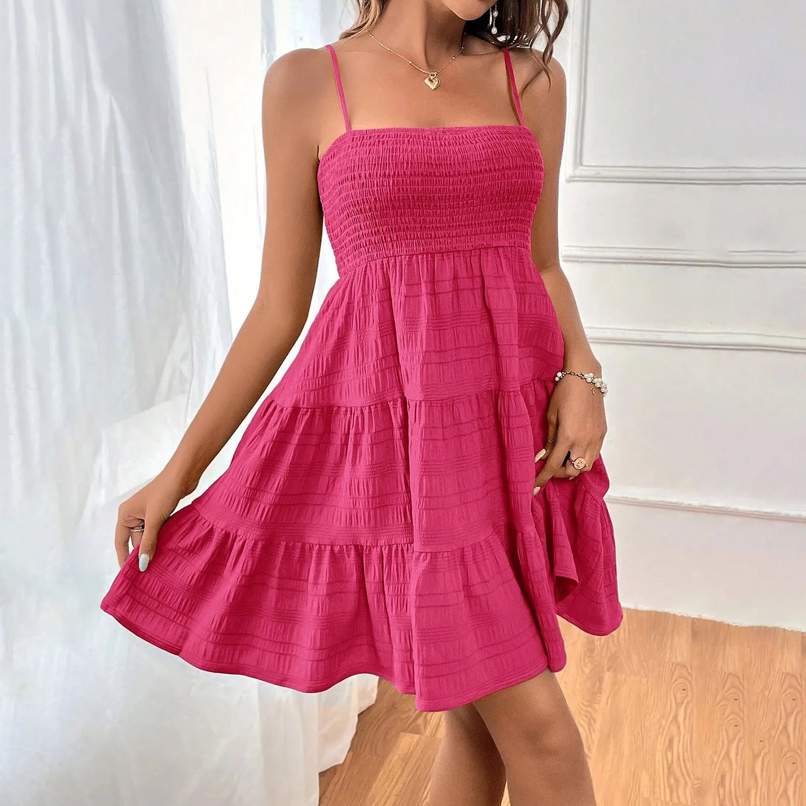 Linda Minimalist Beach Summer Dress Premium Wardrobe Essential