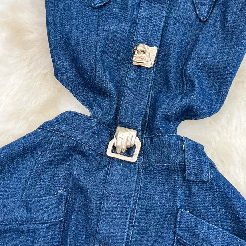Denim Maxi Dress