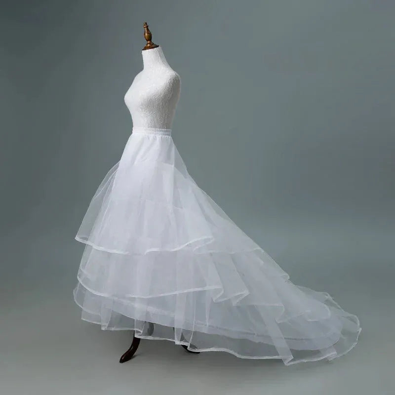 Petticoat Crinoline Slips Hoop Skirt Vintage Underskirt for Gown Dress - FashionDia