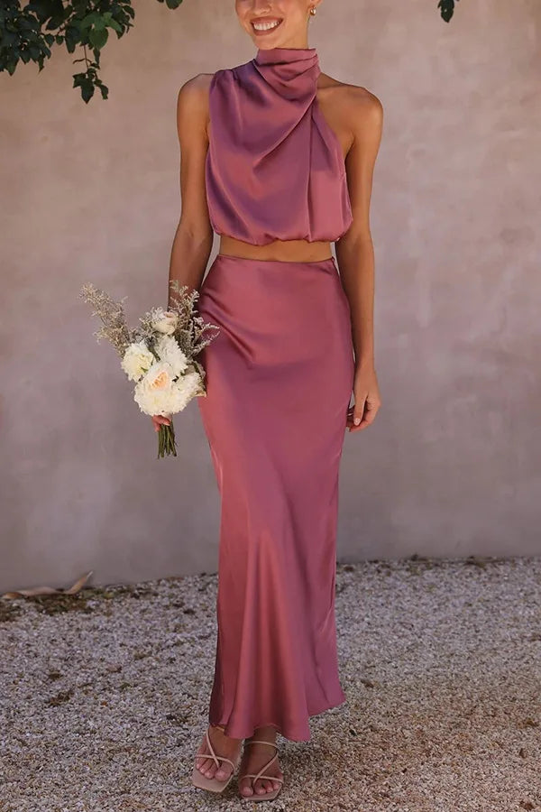 Rosario Minimalist Party Dress Elevated Occasion Wear