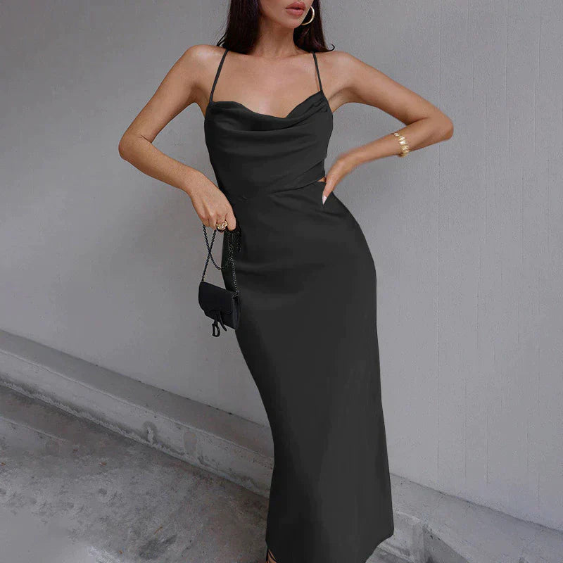 Effortless Claire Fashion Midi Dress Evening Wear Edit