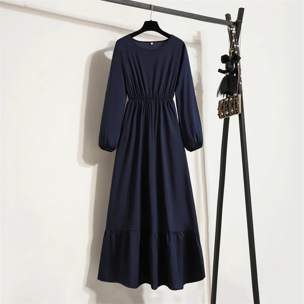 Erin Aesthetic Floral Long Dress for Summer Premium Wardrobe Essential