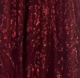 customized Dubai A-Line Green Evening Dress Muslim Women Vintage Long Sleeves Robe De Soiree Sequins Sparkle Prom Party Gowns Burgundy