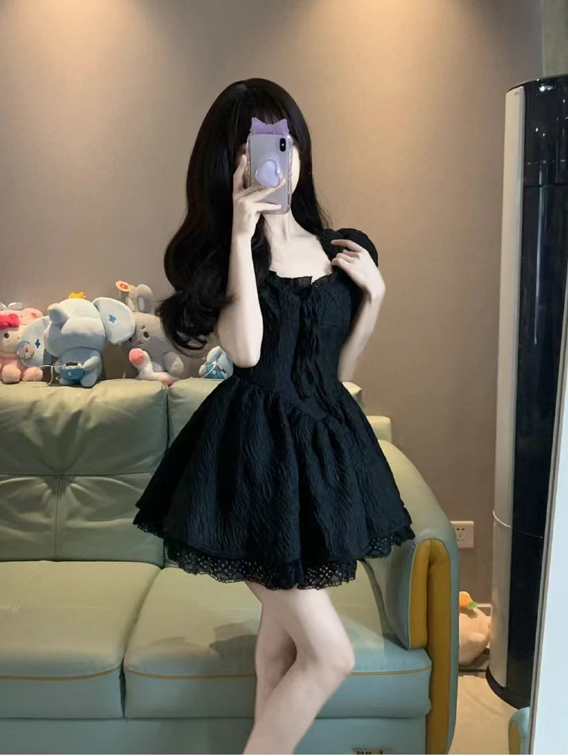 Ball Gown Square Neckline Black Holiday Dress Birthday Dresses Birthday Outfits - View 2 | FashionDia