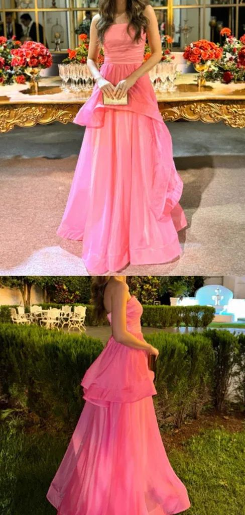 Sweetheart Sleeveless A-line Tulle Long Prom Dresses For Party