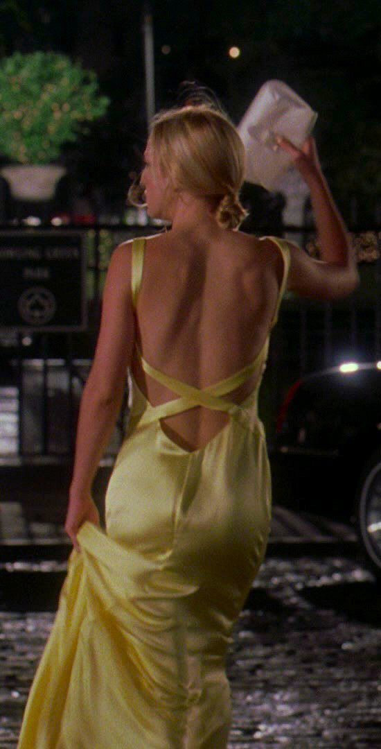 Gorgeous Mermaid Spaghetti Straps Floor-Length Yellow Evening Dress Backless Prom Dresses - View 5 | FashionDia