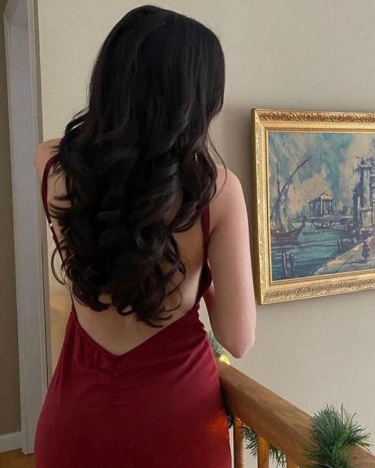 Sexy Mermaid Spaghetti Straps Satin Burgundy Prom Dresses Long Party Dress