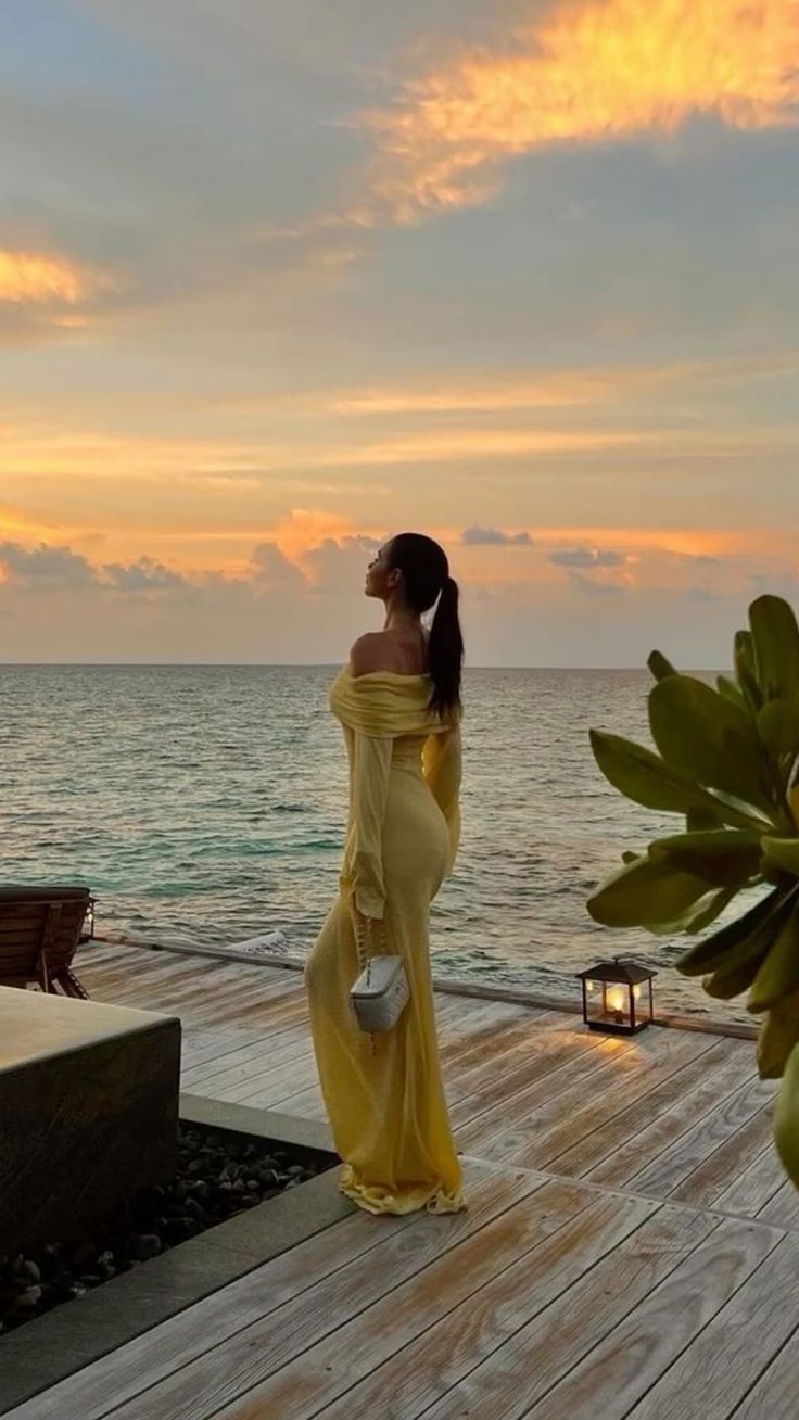 Classy Mermaid Off-the-Shoulder Yellow Long Sleeves Evening & Prom Dress - FashionDia