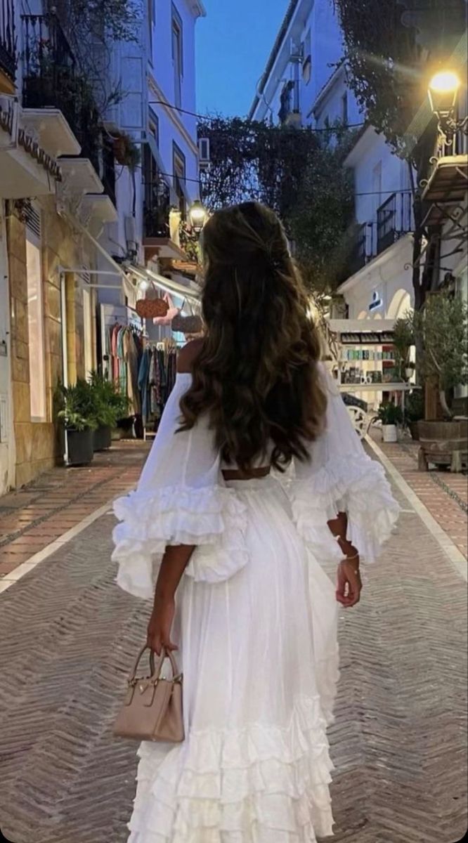 Classy 2 Pieces Off-the-Shoulder Long Party Dress White Prom Dresses - FashionDia