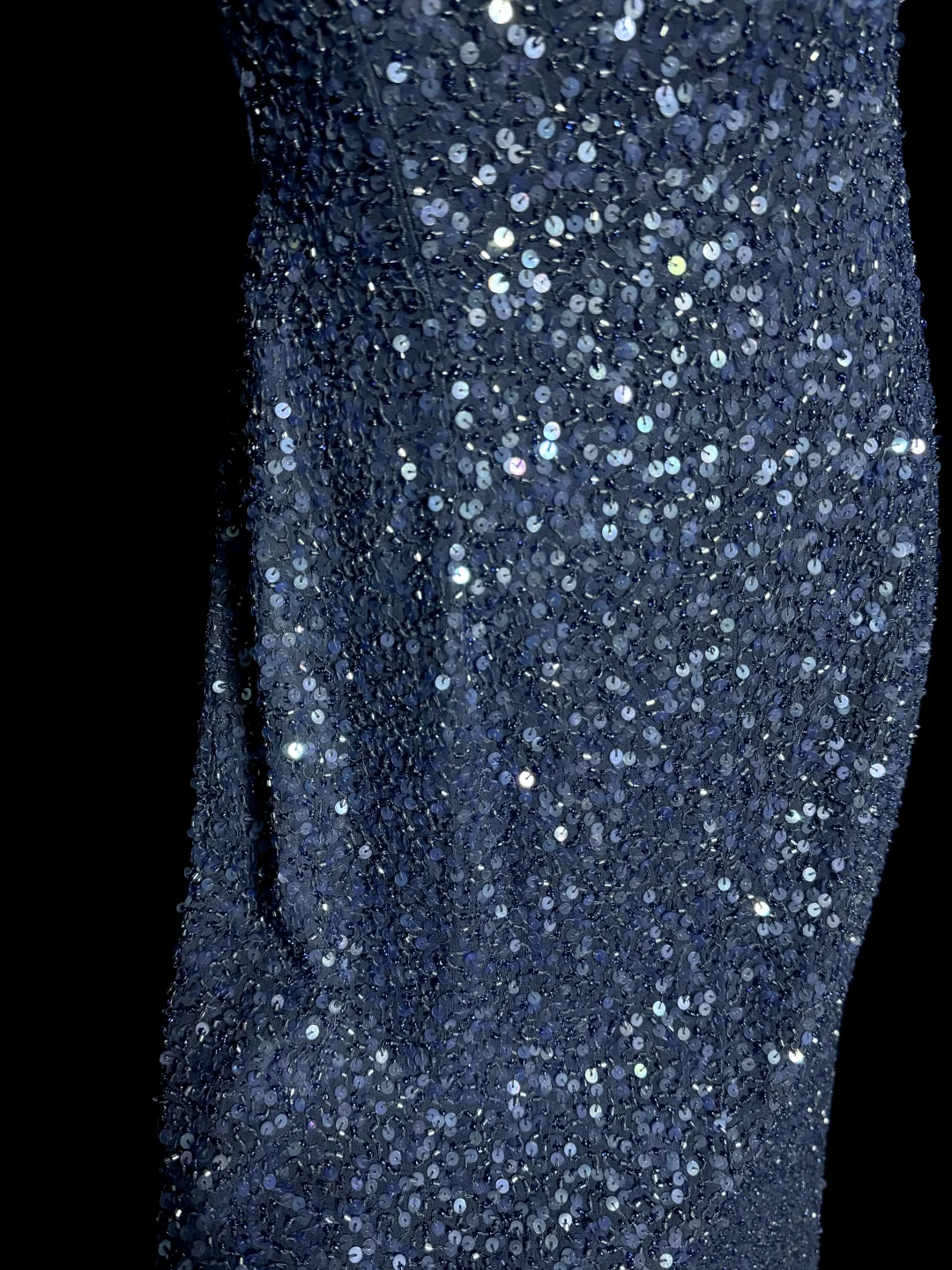 Vintage Mermaid Boat Neck Blue Sequin Backless Prom Gown Fairy Prom Dresses