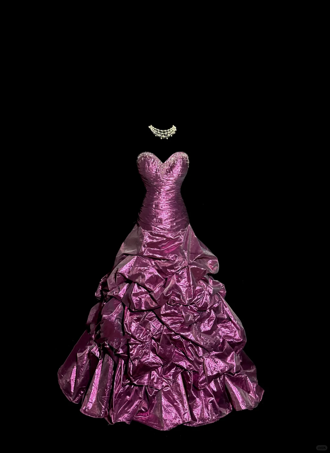 Aesthetic Mermaid Sweetheart Neckline Taffeta Prom Dress Ruffle Long Party Dress - FashionDia