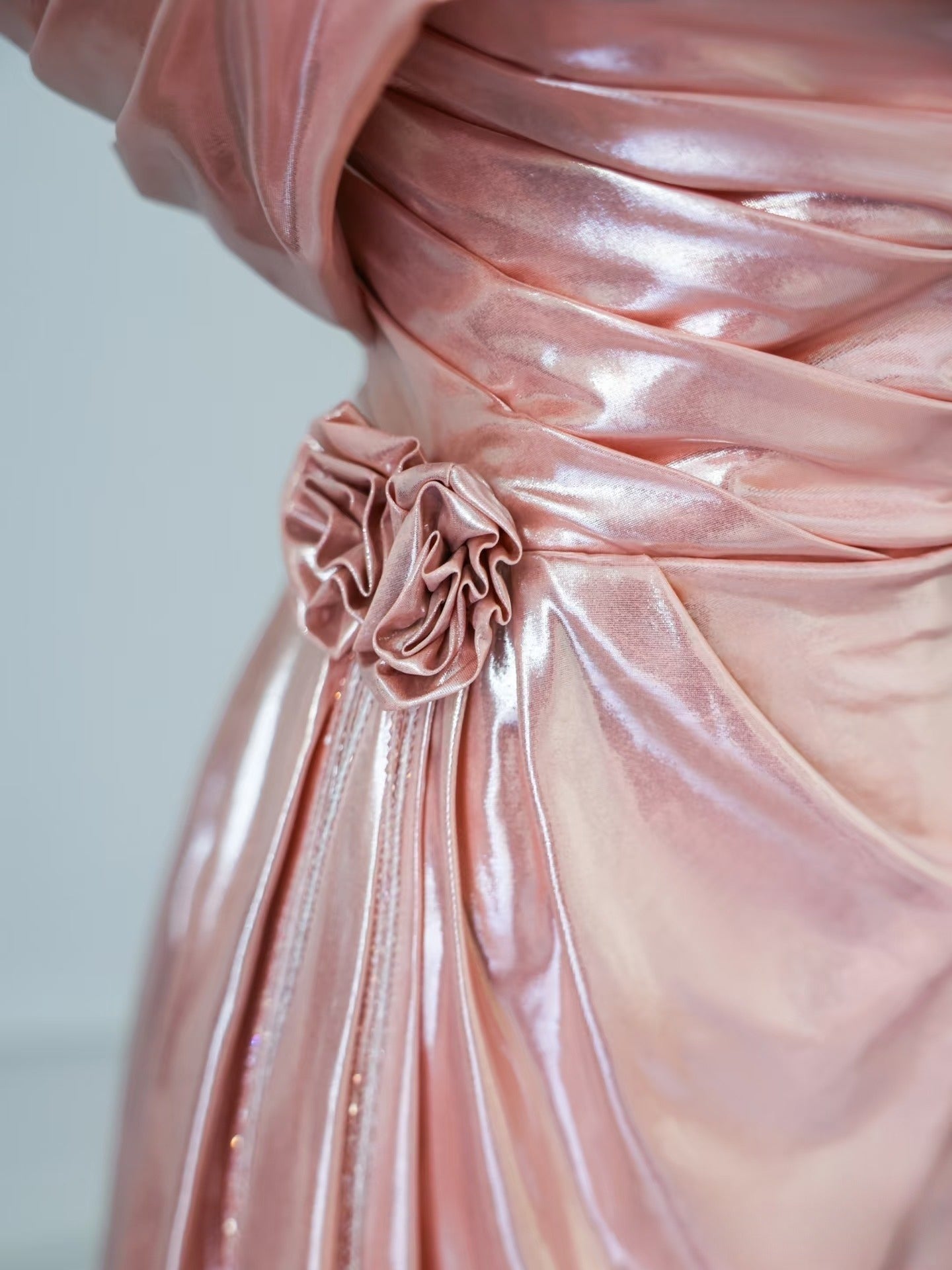Classy A line Off The Shoulder Pink Evening Dress Prom Dresses