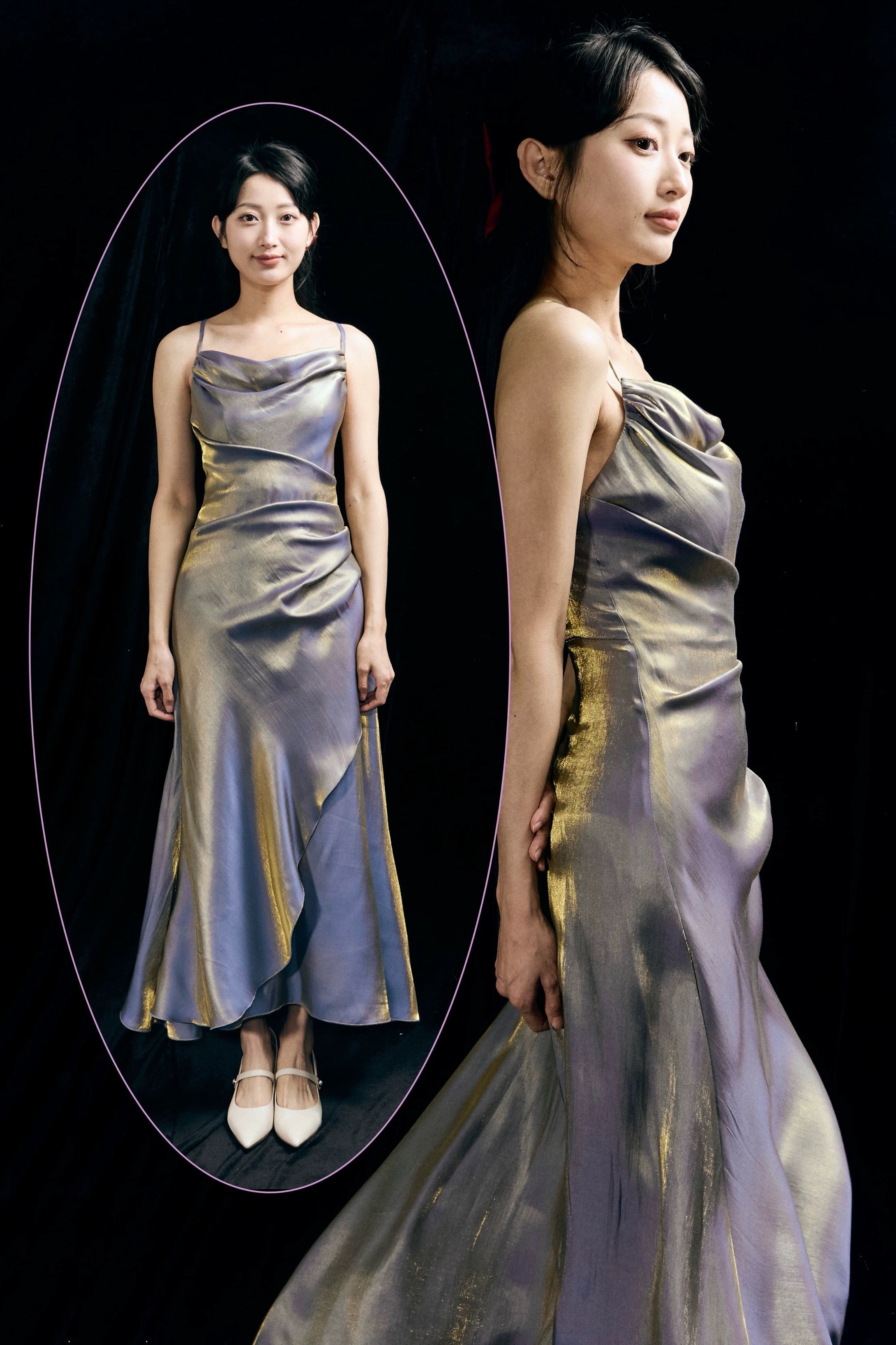 Vintage Sheath Spaghetti Straps Light Grape Ankle Length Prom Dresses Birthday Outfits