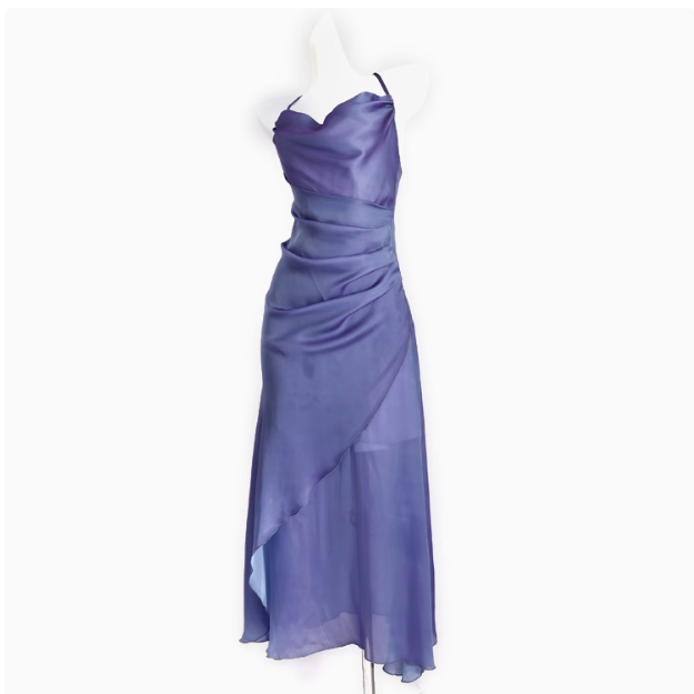 Vintage Sheath Halter Lilac Ankle Length Prom Dresses Birthday Outfits
