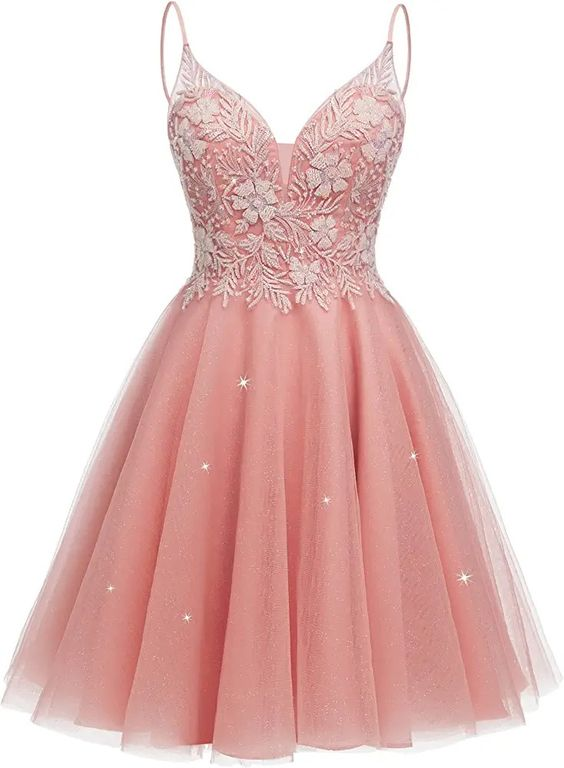 Sparkly Tulle Homecoming Dresses for Teens Mini Cocktail Dress - FashionDia