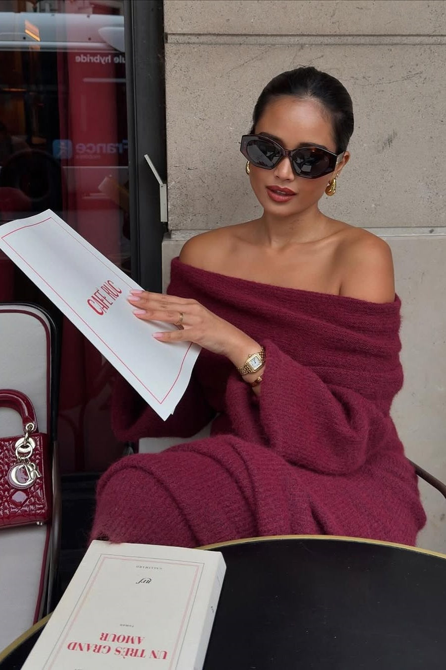 Marguerite Off Shoulder Maxi Knit Dress Set