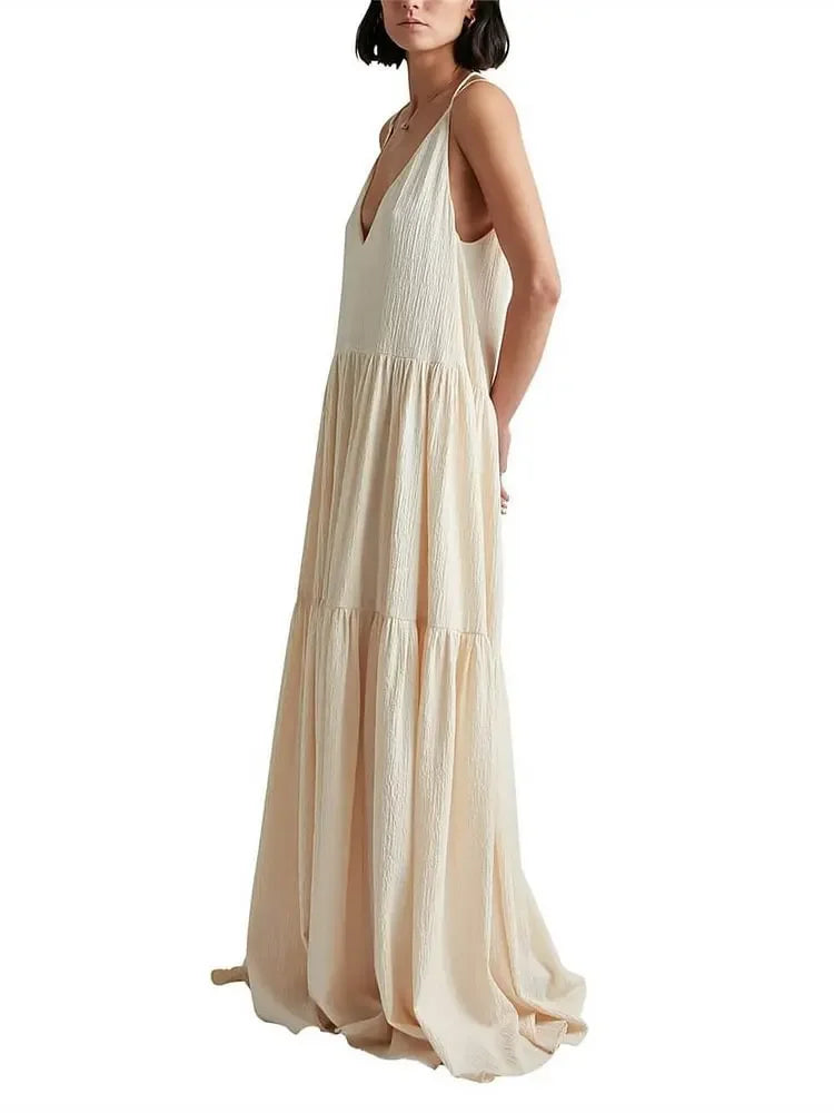 Marina Statement Airy Summer Dress Chic Silhouette Collection