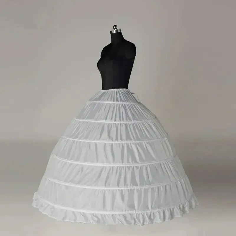 Petticoat Crinoline Slips Hoop Skirt Vintage Underskirt for Gown Dress - View 5 | FashionDia