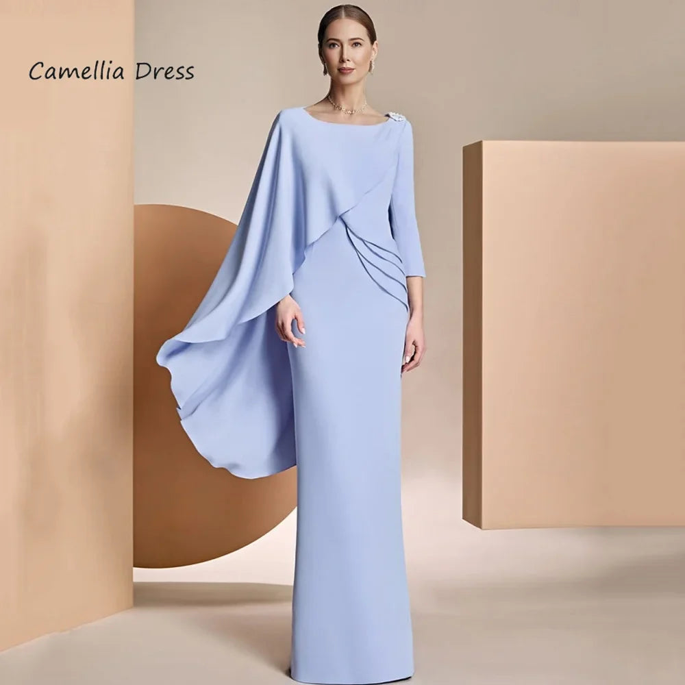 Customized Formal Bridal Dress Elegant Sheath Wedding Party Gowns For Bride Long Chiffon Formal Mother Dresses New 2025