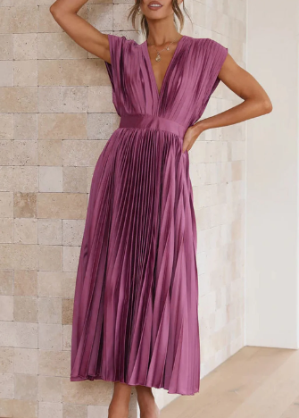 Ilaria Aesthetic Dress with Sleeves Premium Wardrobe Essential