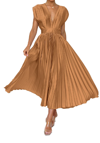 Ilaria Aesthetic Dress with Sleeves Premium Wardrobe Essential