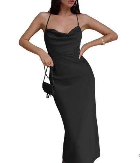 Anika Exclusive Black Cocktail Dress with Lace Boutique Collection