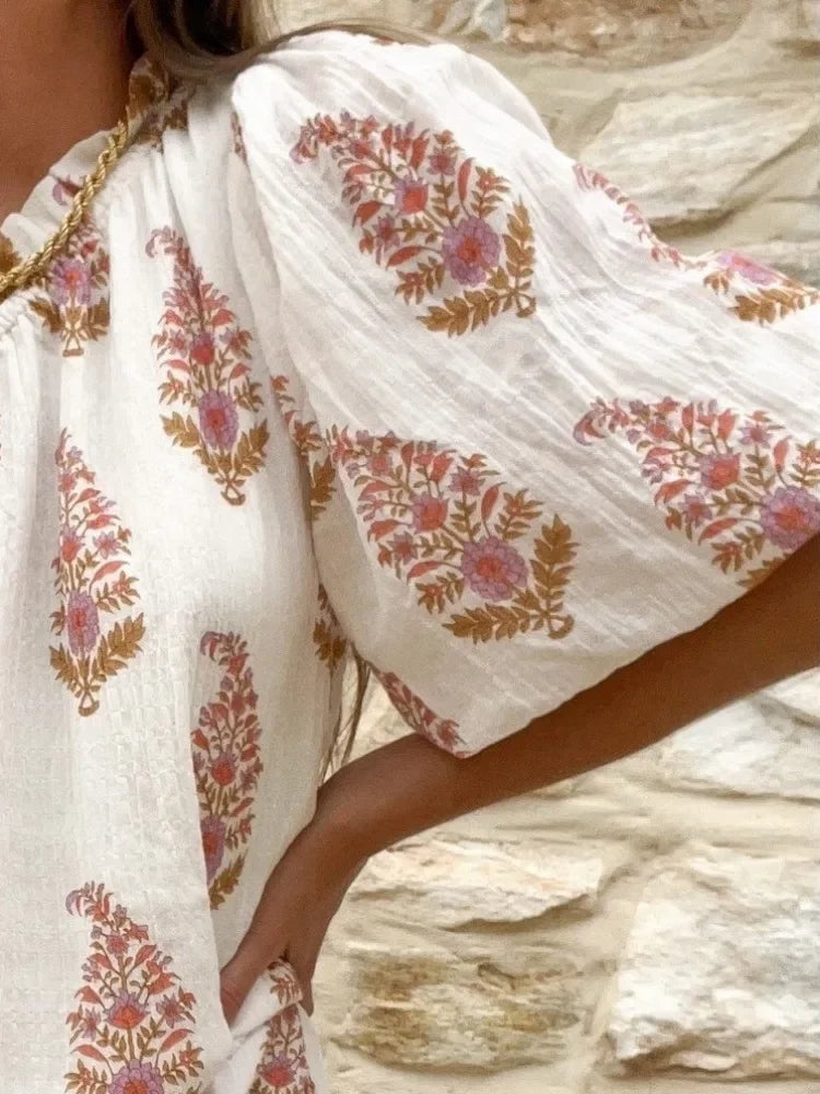 Anna Aesthetic Boho Summer Dress Designer Edit
